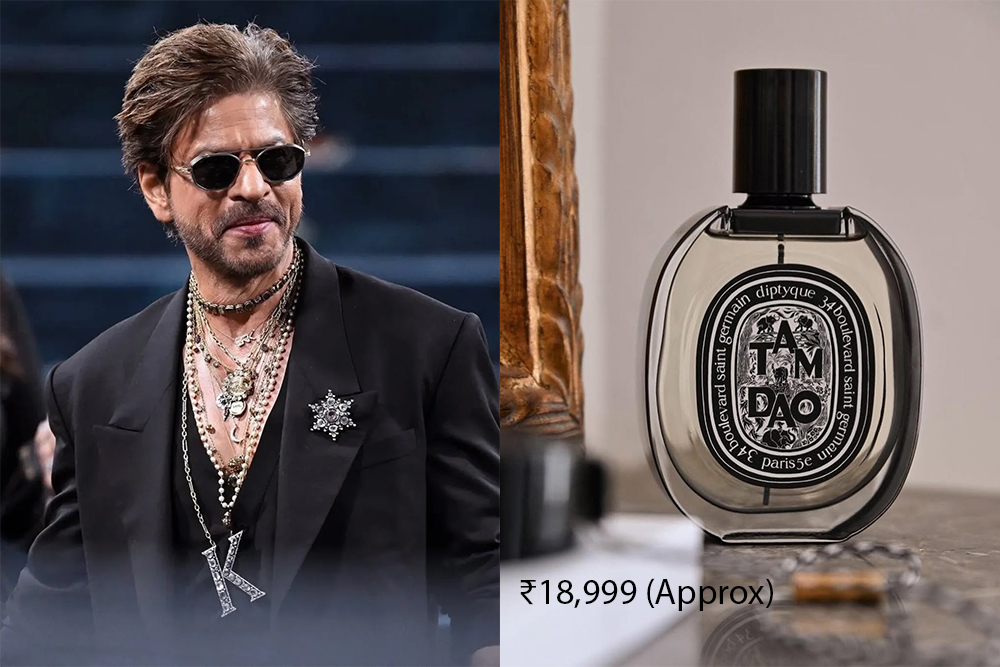 Luxury perfumes celebrities wear, SRK Diptyque