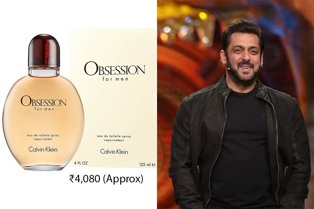 why does salman khan smell so good, salman wears Calvin Klein Obsession for Men