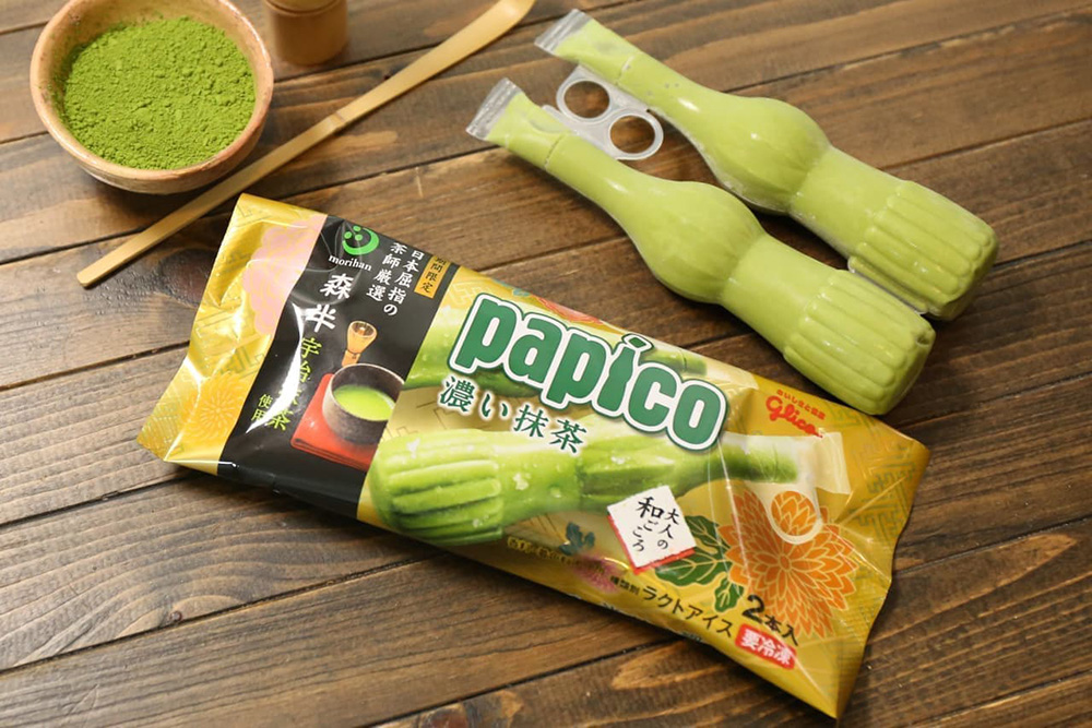 Glico Papico Tea Latte, famous icecreams to try when in Japan,7-Eleven Japan treats