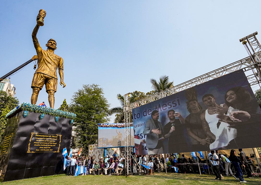 Lionel Messi,Lionel Messi in India GOAT,GOAT india visit,