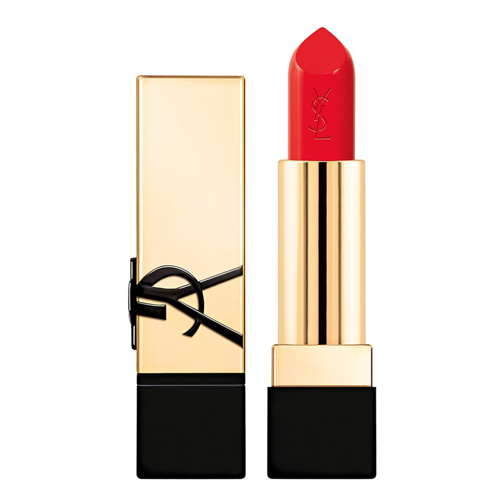 Yves Saint Laurent Rouge Pur Couture In R12 Rouge Feminin, Charlotte Tilbury red lipstick,YSL red lipstick,Prada lipstick,Armani red lipstick