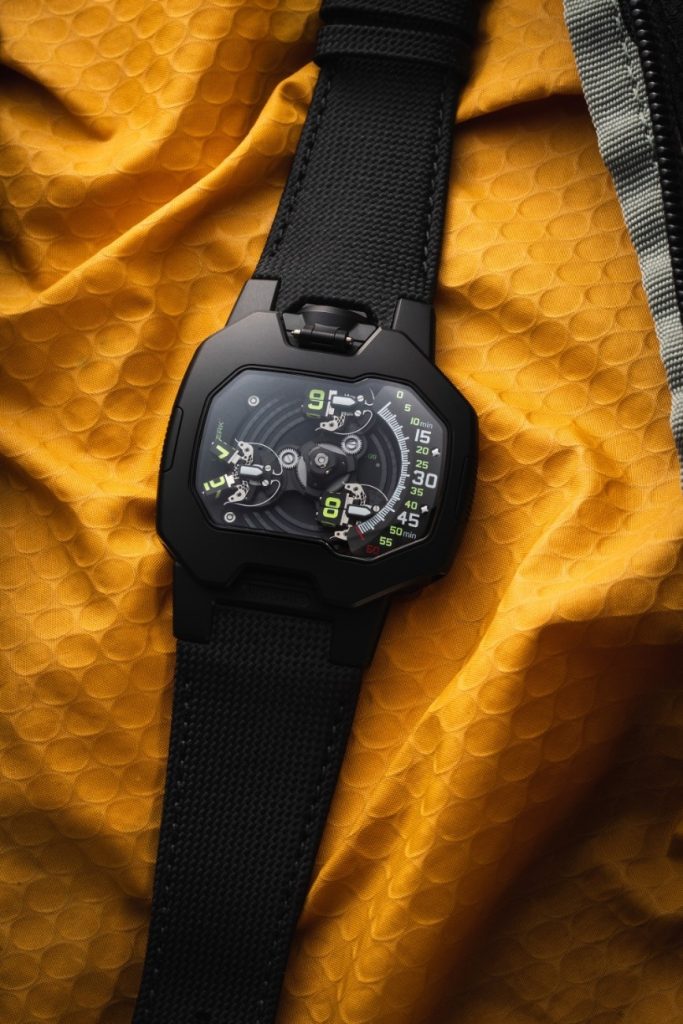 The 44 mm watch titanium watch