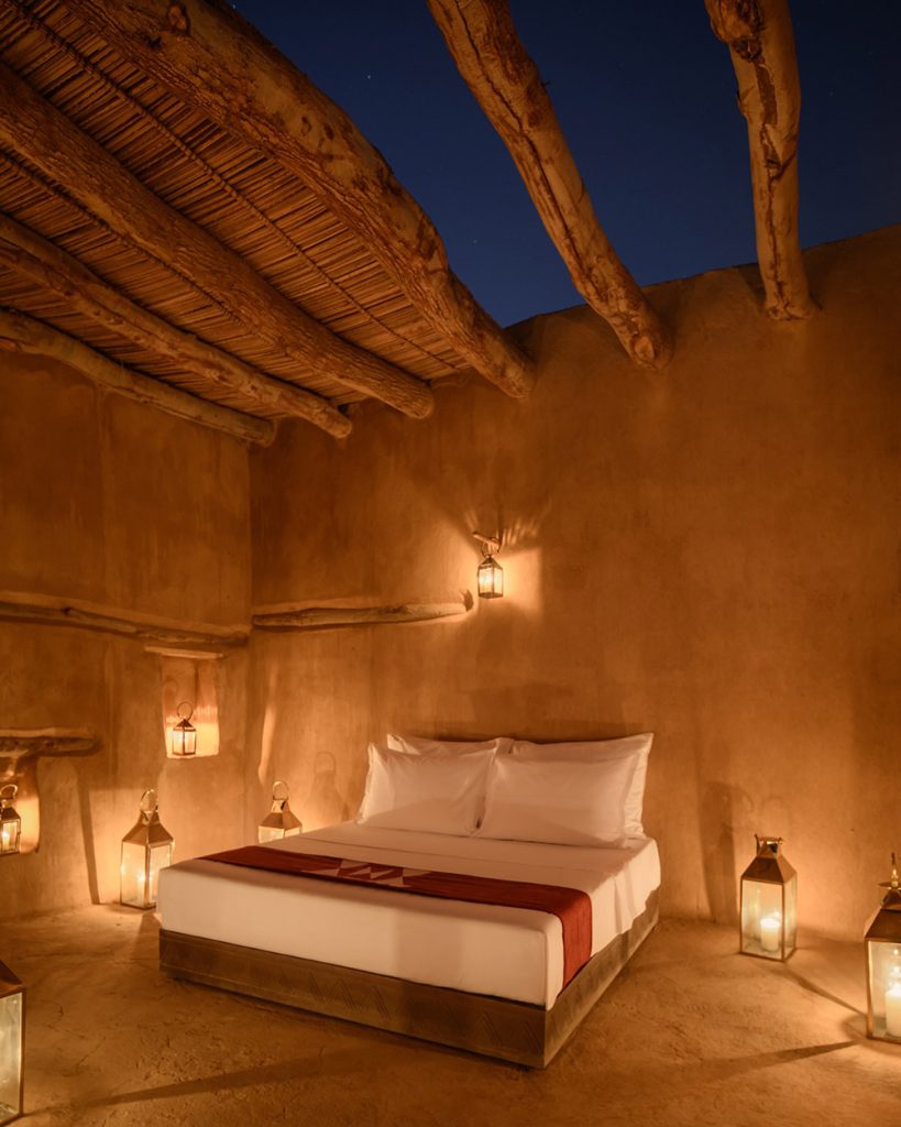 A Lantern Lit Room At Dar Tantora The House Hotel, AlUla old town hotel Saudi Arabia Dar Tantora The House Hotel, AlUla cultural heritage Saudi Arabia Dar Tantora The House Hotel,