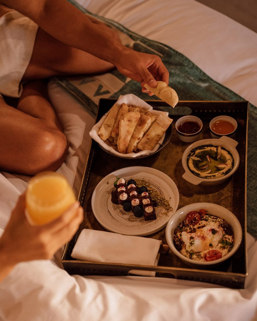 Breakfast is a lavish affair at Dar Tantora The house Hotel, best luxury breakfasts in the world, Dar Tantora The House Hotel AlUla Saudi Arabia, Dar Tantora The House Hotel traditional architecture Saudi Arabia,