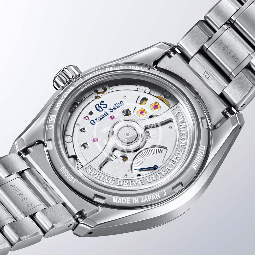 The 37 mm Ref. SLGB001 features a platinum case with polished lugs and a crown at 3 o'clock.