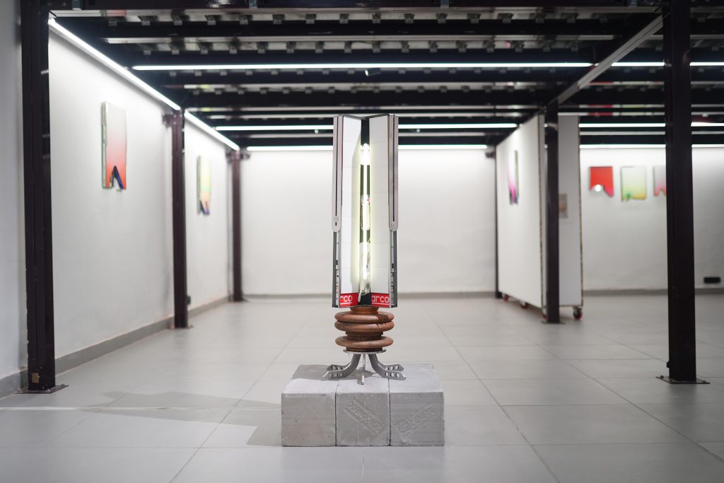 Colour fields and gradients carry something emotional, almost organic