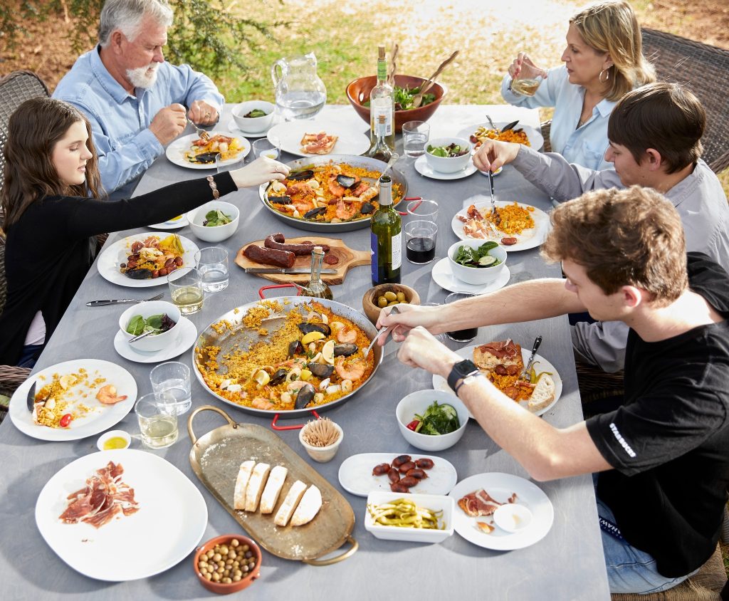 Paella’s story begins in Valencia, the Spanish region whose rice fields fringe the Albufera lagoon