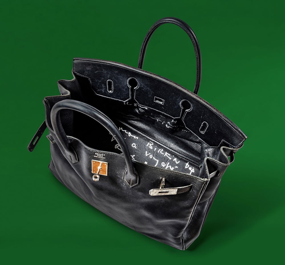 Jane Birkin’s Le Birkin Voyageur,Another original Hermes Birkin bag sells for $2.86 million,most expensive bag sold in auction,hermes exclusivity,