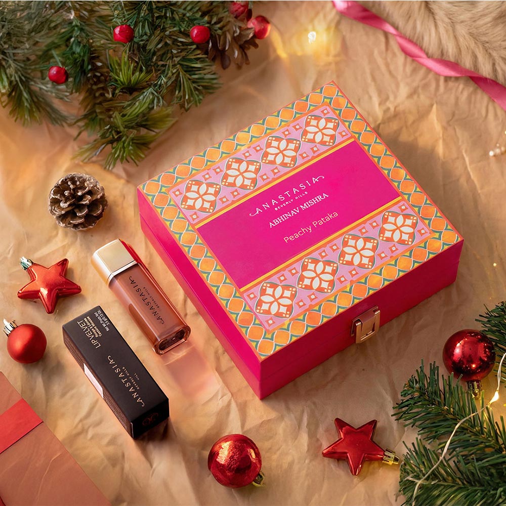Anastasia Beverly Hills × Abhinav Mishra Peachy Pataka, Christmas gifts you can get today, holiday gift guide, quick Christmas gifts,