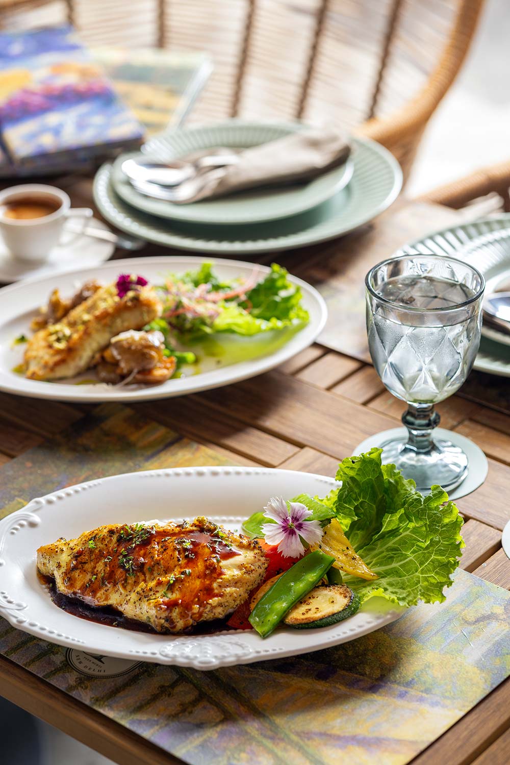 The restaurant serves modern Indian, Vietnamese and continental cuisine