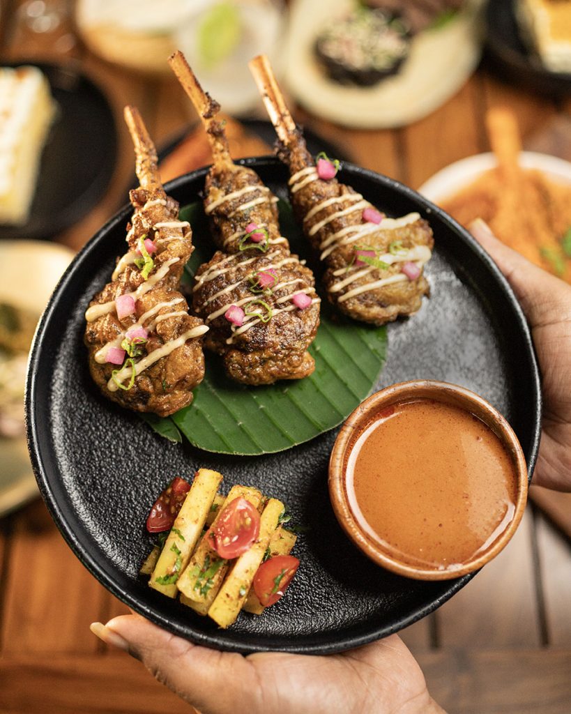 Chettinad Lamb chops, century old Portuguese villa Goa, heritage villa restaurant Goa, 