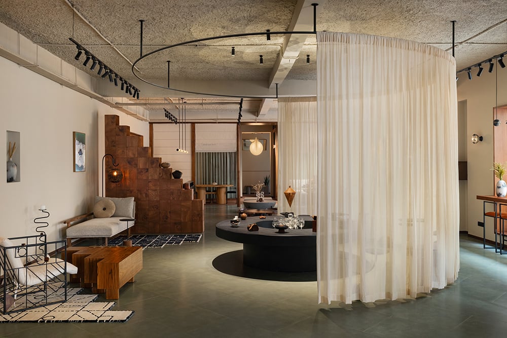 A space where materials, ideas, and people can interact freely