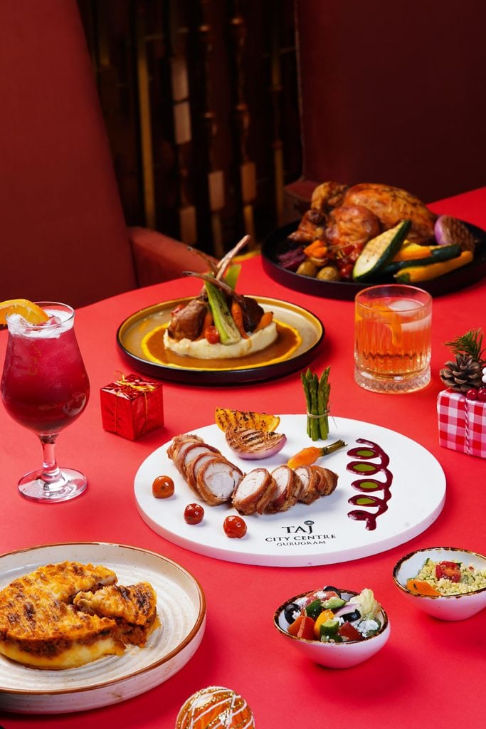 Taj City Centre (Gurugram), christmas menu at taj,taj hotel christmas menu,
