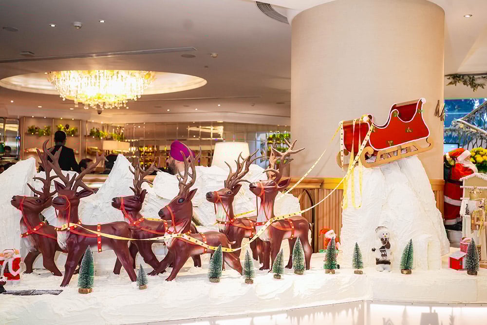 Shangri-La Eros (New Delhi), Christmas special menus India,luxury dining India Christmas,