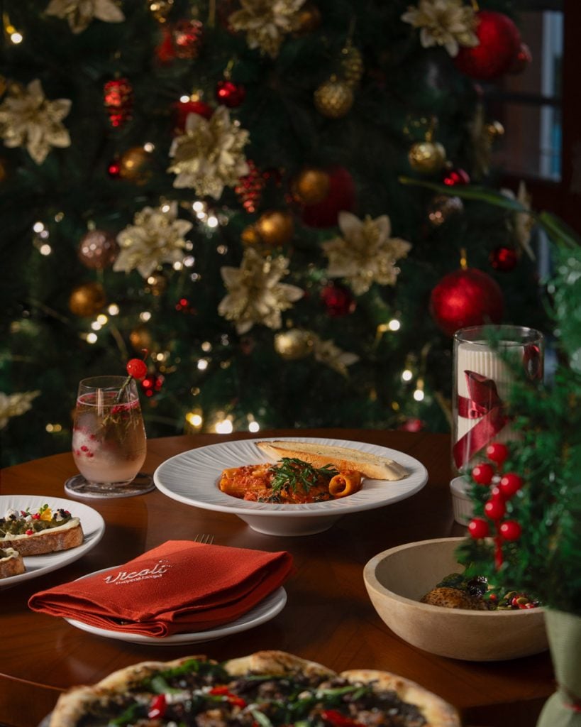 Vicoli (Delhi-NCR) food,Christmas special menus India,luxury dining India Christmas,Christmas brunch India,