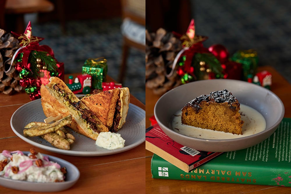 TGR-25-Christmas-Cuba-Libre-Cake, The Grammar Room,Christmas food experiences in India,holiday dining India,