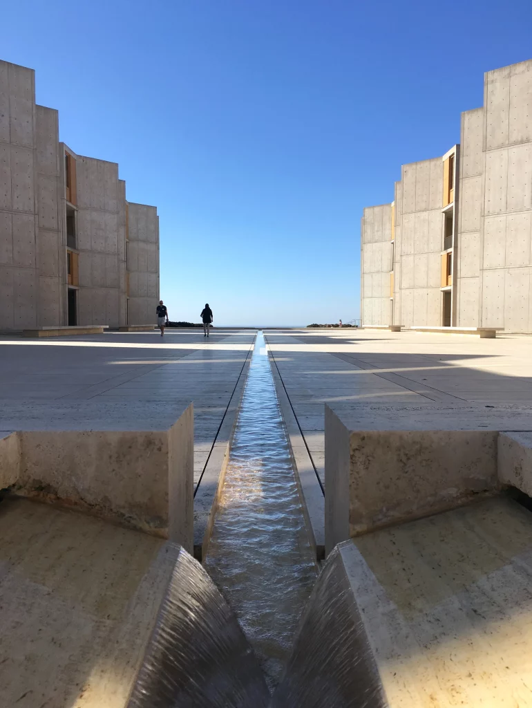 Designed by Louis Kahn the Salk Institute