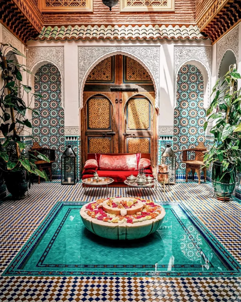 Traditional Moroccan riads represent the inward facing soul