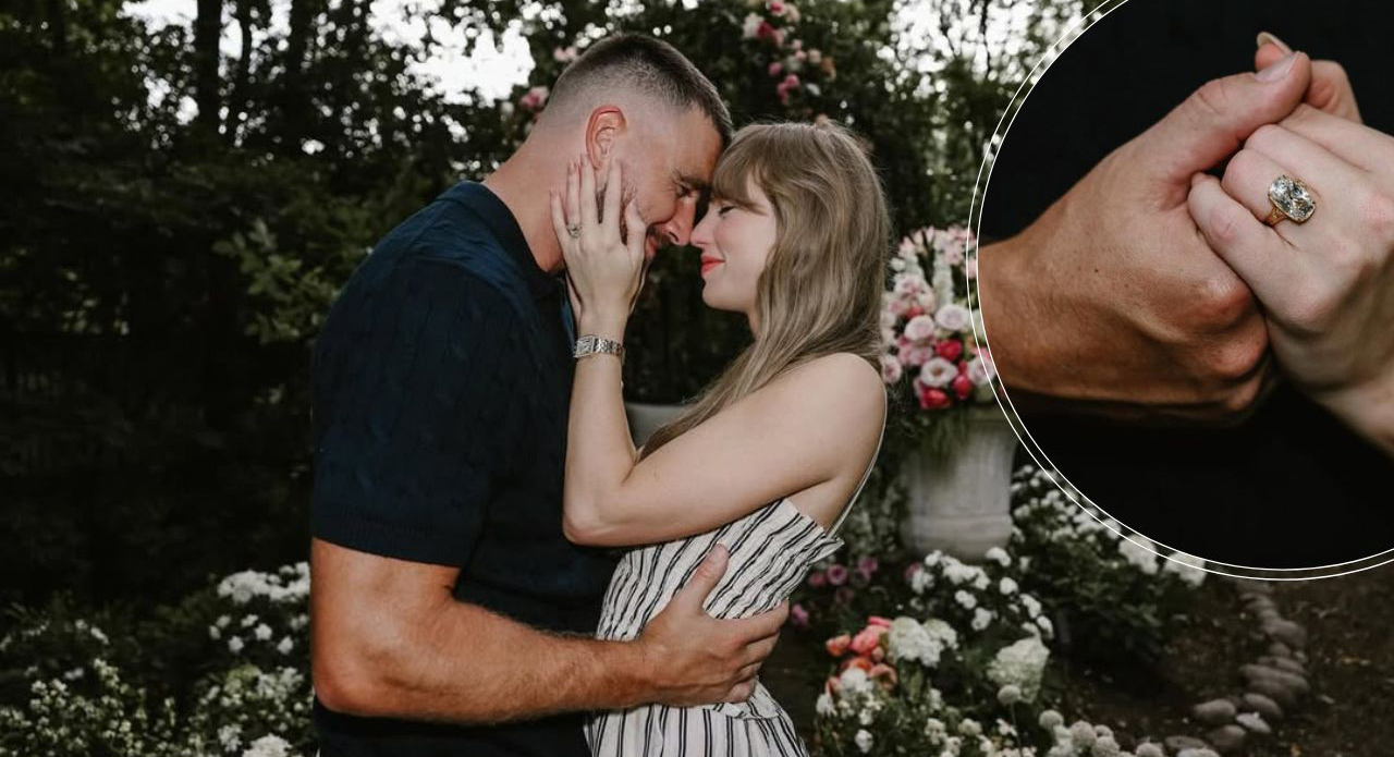 TAYLOR SWIFT & NFL player Travis Kelce