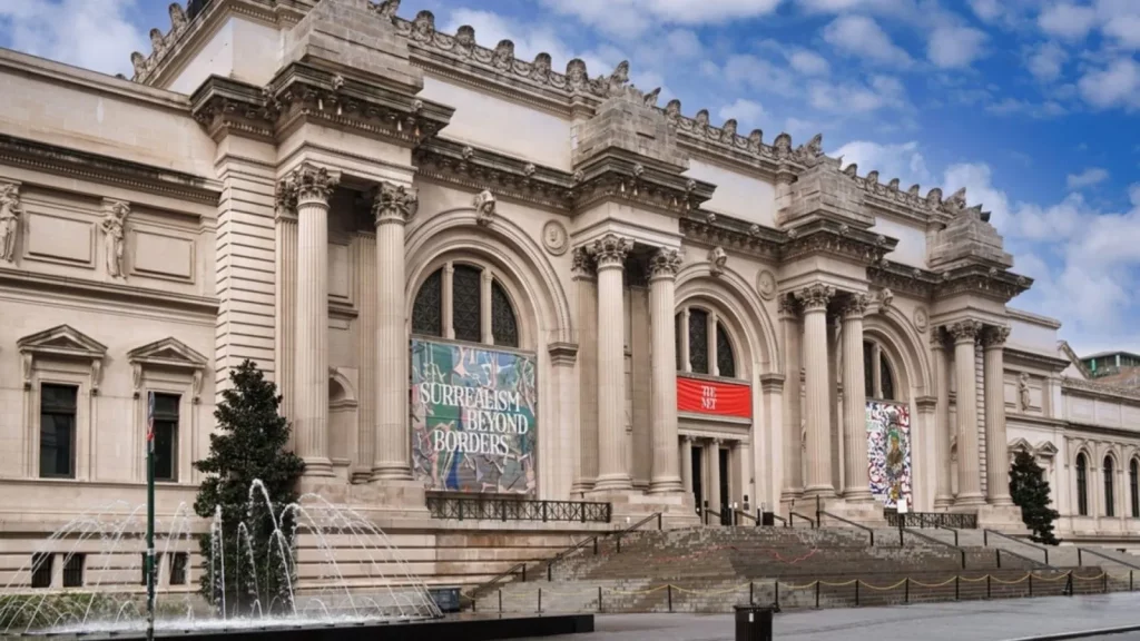 The grand facade of The Metropolitan Museum of Art
