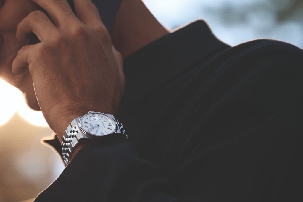 The 40mm Rolesor brings a reassuring heft