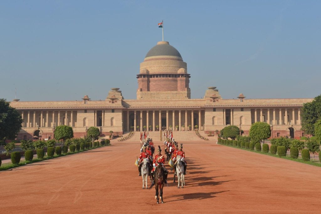 Rashtrapati Bhavan stands as the grandest symbol