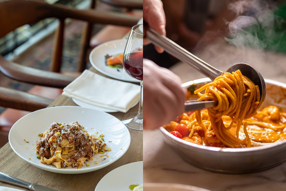 Hand Made Pasta At Cena Pranzo, new year eve 2025 restaurants delhi,New Year celebration in Delhi,