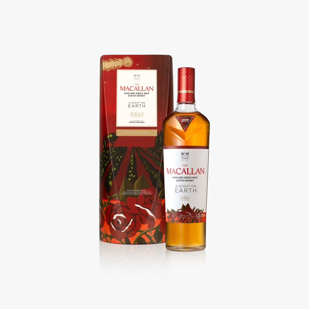 The Macallan A Night on Earth in Jerez de la Frontera, aged bourbon for New Year toasts, luxury vodka for New Year celebrations,