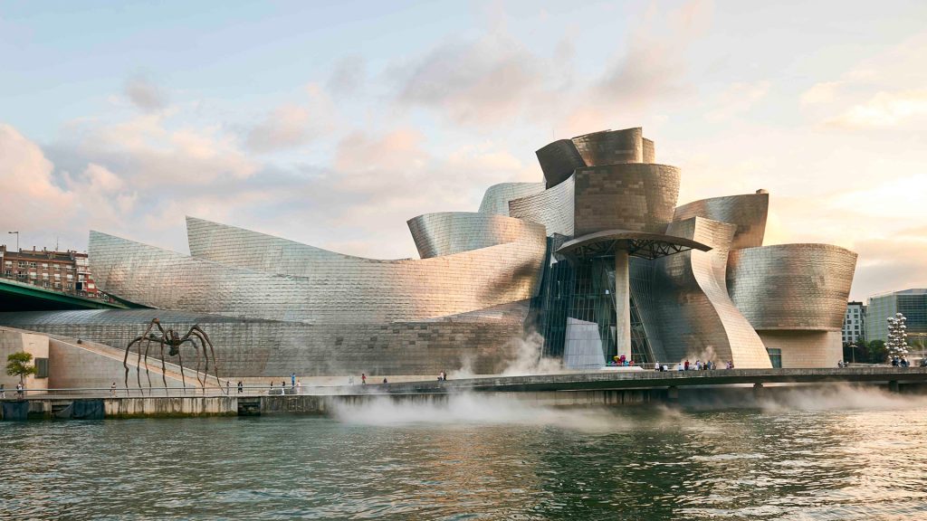 The Guggenheim Museum Bilbao stands as the most influential deconstructivist building