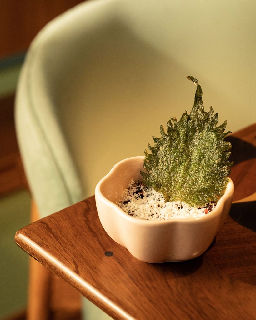 Thayir Sadam - beetroot, chevre, shiso - Papa’s