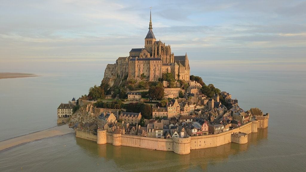 Mont Saint Michel is one of the most dramatic medieval
