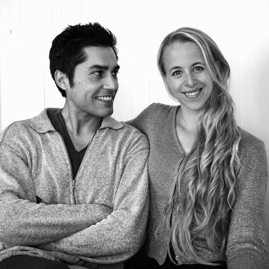 Squares circles and cubes dominate their work creating structures