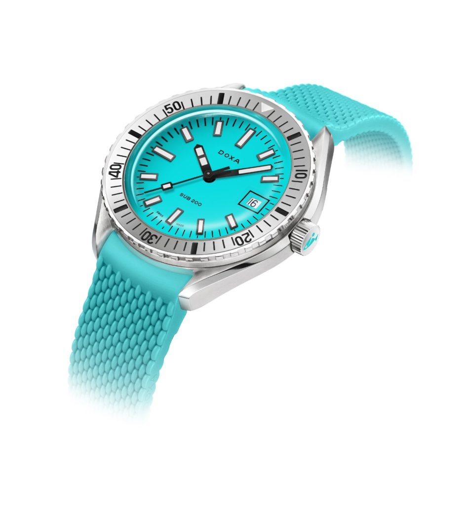 This three-hand diver’s watch is a modern tribute to DOXA’s underwater legacy