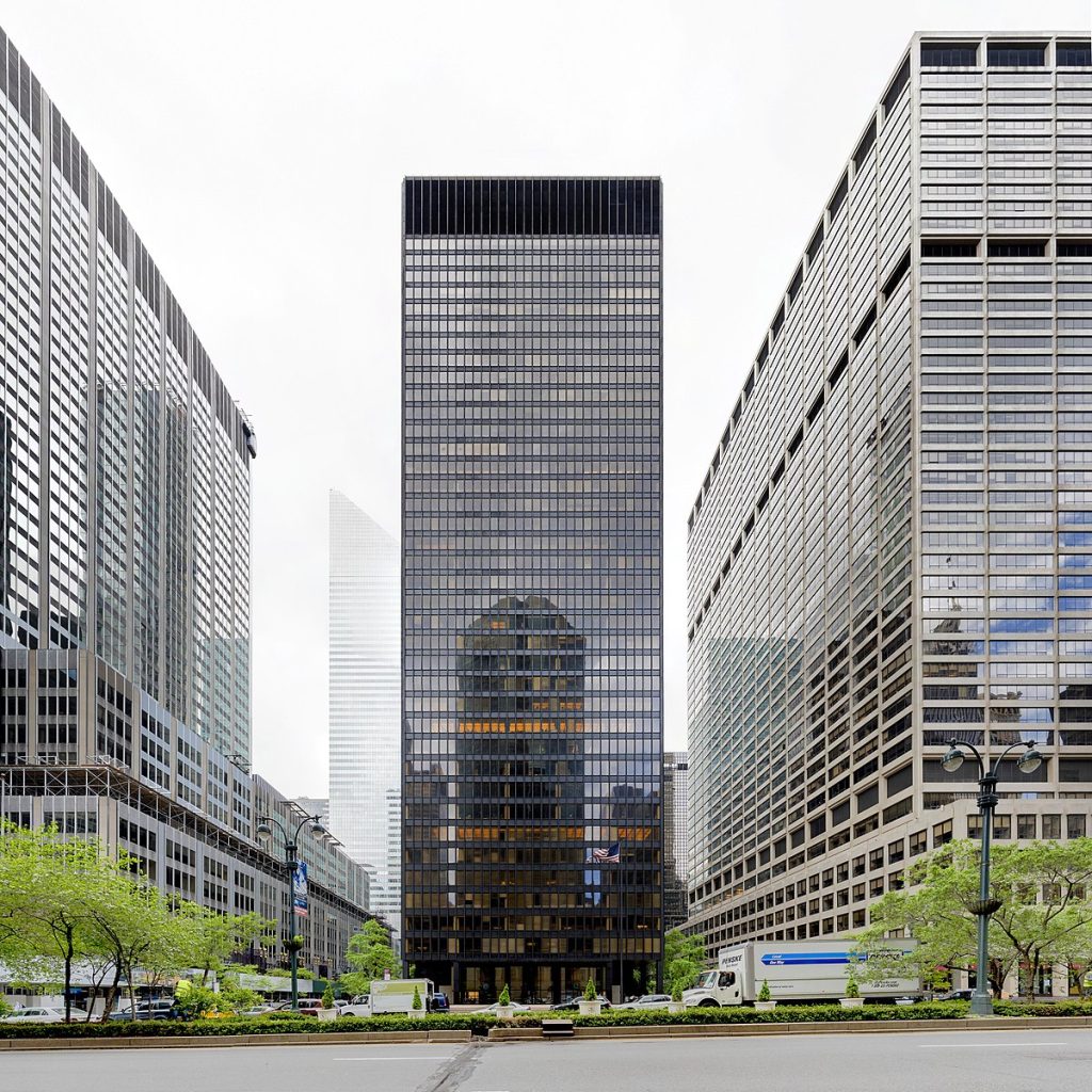 The Seagram Building represents aspiration in its purest form