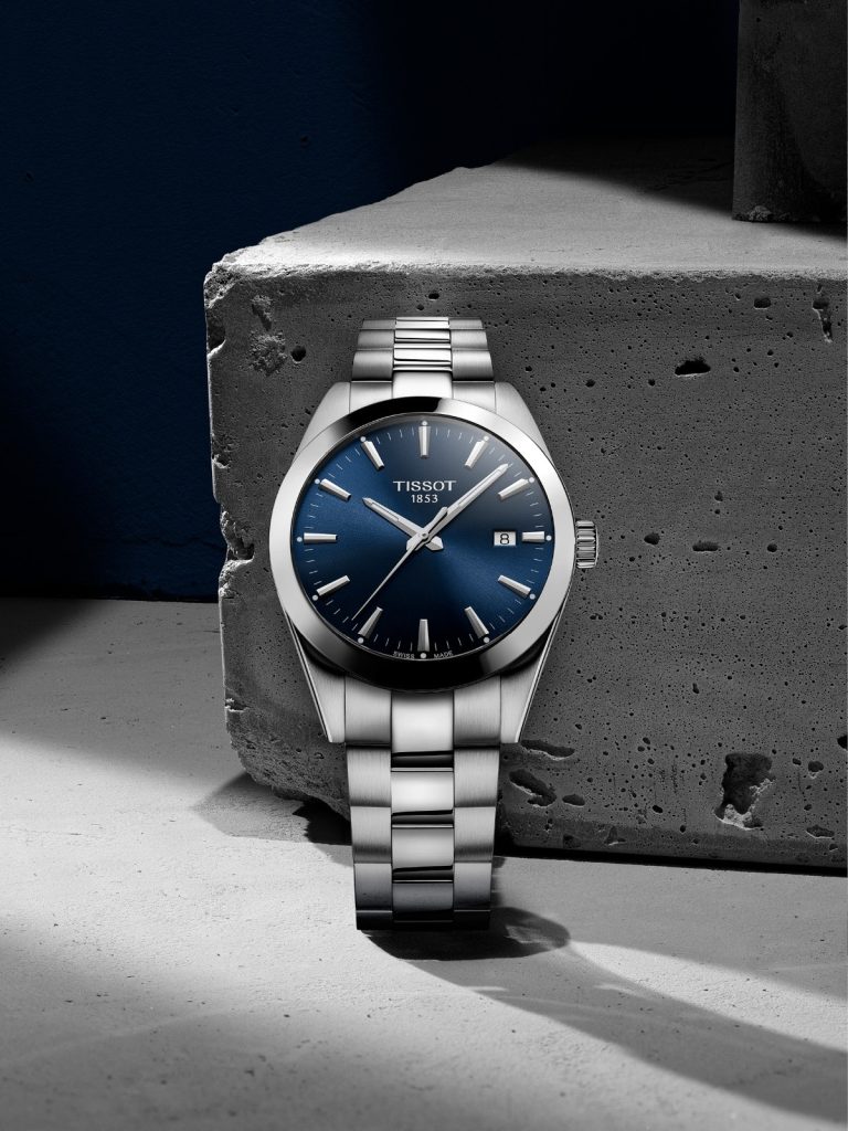 The Tissot Gentleman is a refined yet versatile timepiece designed