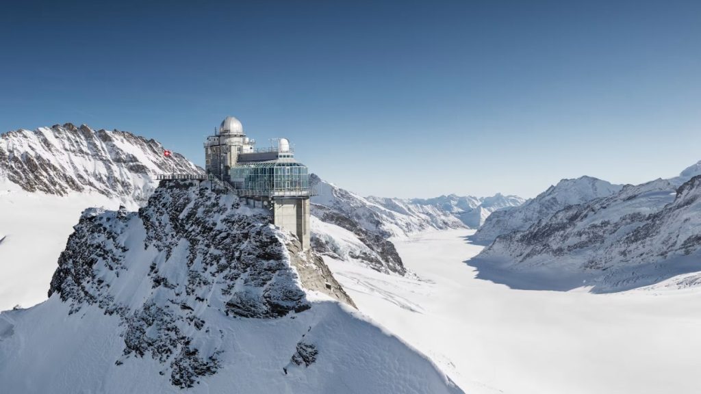 Jungfraujoch is not so much a station as it is an act of engineering defiance