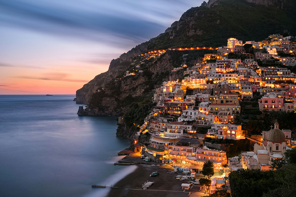 The Amalfi coast featured in films like Tamasha 