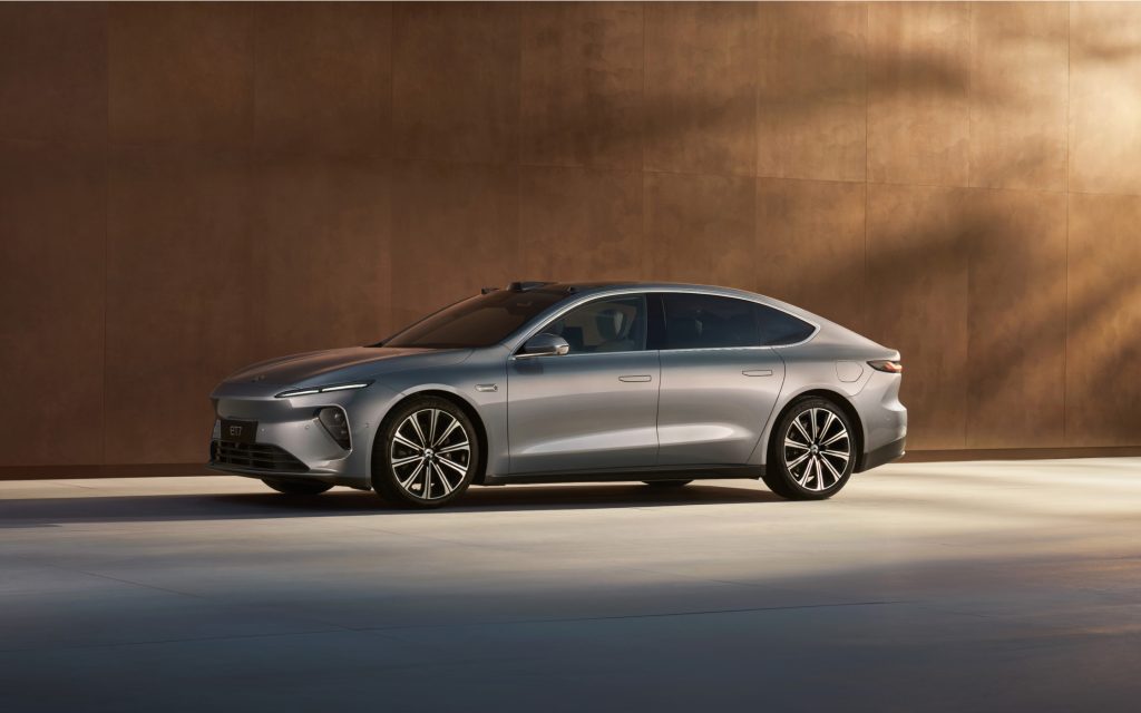 The ET7 integrates facial recognition deeply