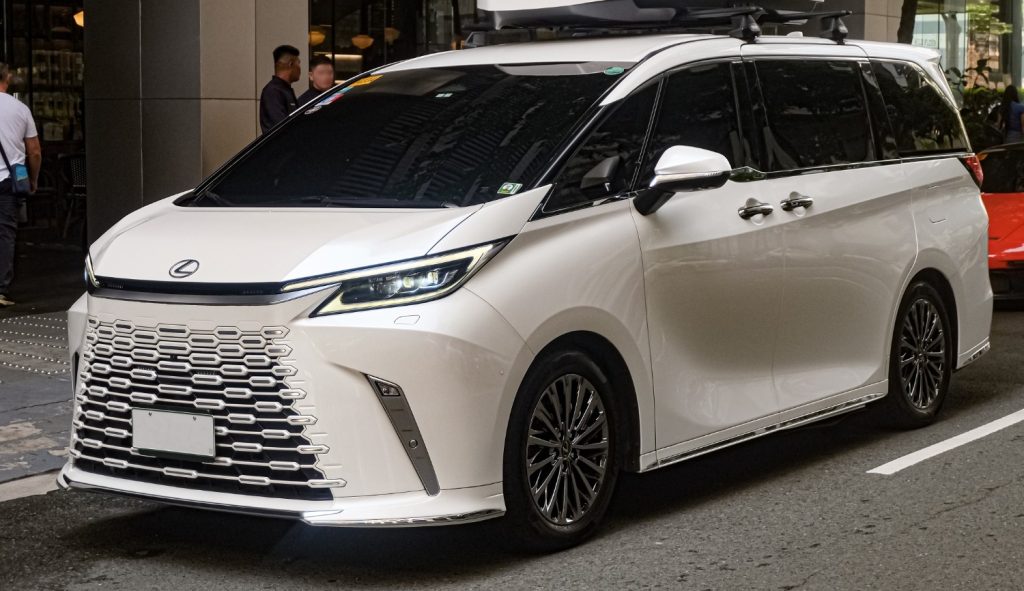 The Lexus LM blends digital key technology