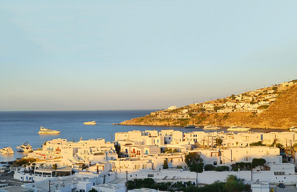 Pita Gyros at Almyriki Taverna, Platis Gialos,Mykonos boat tours, Mykonos island hopping,Mykonos traditional tavernas,