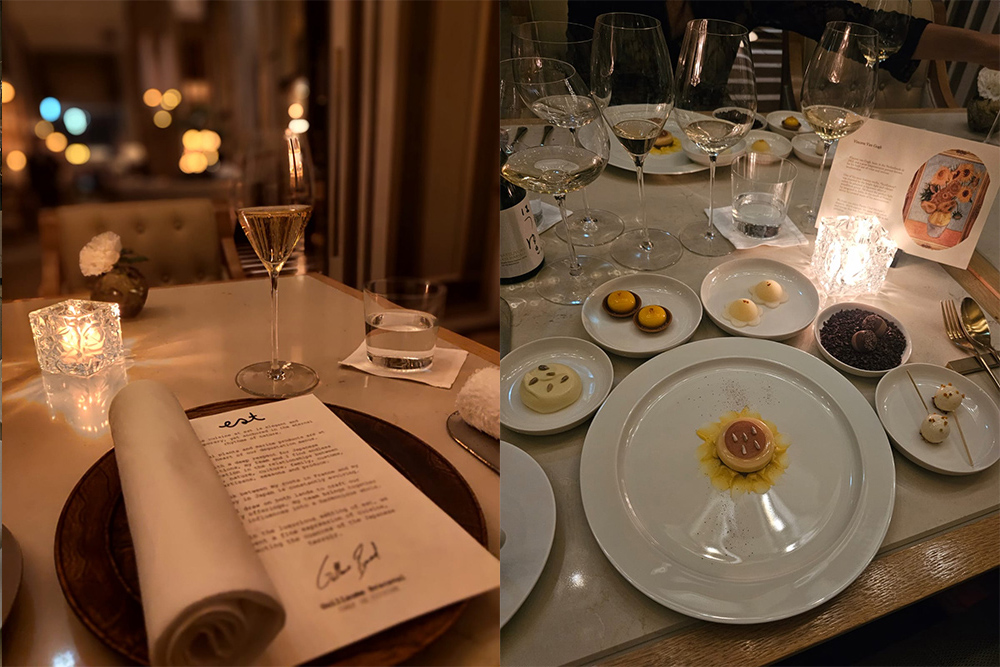 Est the Michelin-starred French restaurant at Four Seasons Otemachi, 13 time Michelin starred restaurant est, est four seasons food, who is the chef of four seasons Tokyo restaurant est,