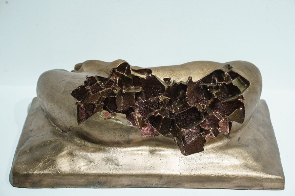 I knew these three artists needed to come together because each of them engages with materiality