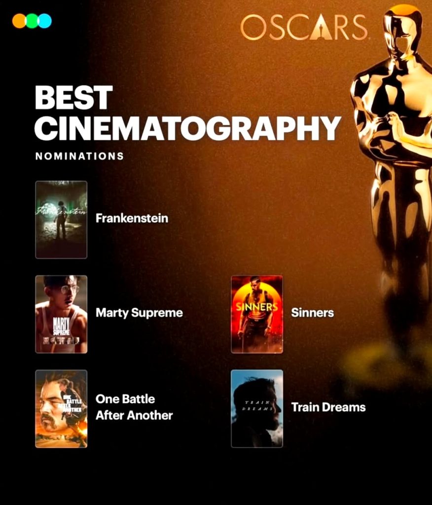 sinners oscars, frankenstein oscars,marty supreme oscars,one battle after another oscars,