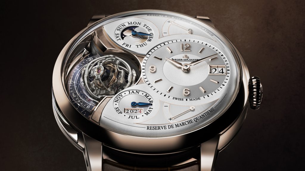 The Duomètre Héliotourbillon, however, is the grown-up solution. Using Jaeger-LeCoultre’s twin-wing architecture