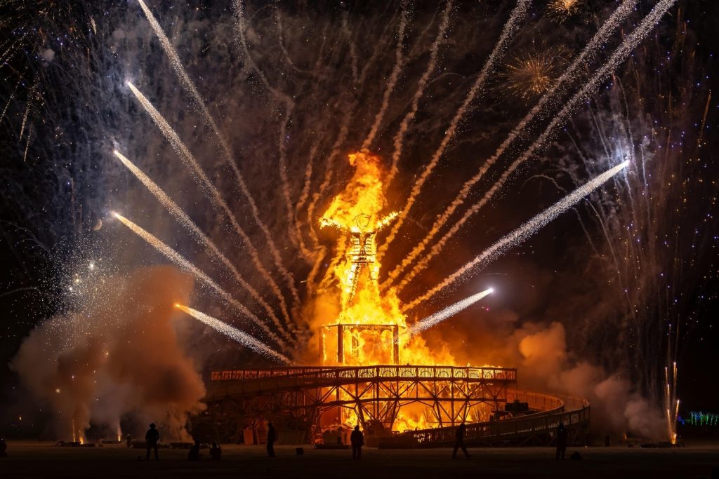 Spectacular Burning Man Festival Fireworks Display, Burning Man 2026, Burning Man tickets, Burning Man festival, Burning Man Nevada, Burning Man art installations, Burning Man camping,