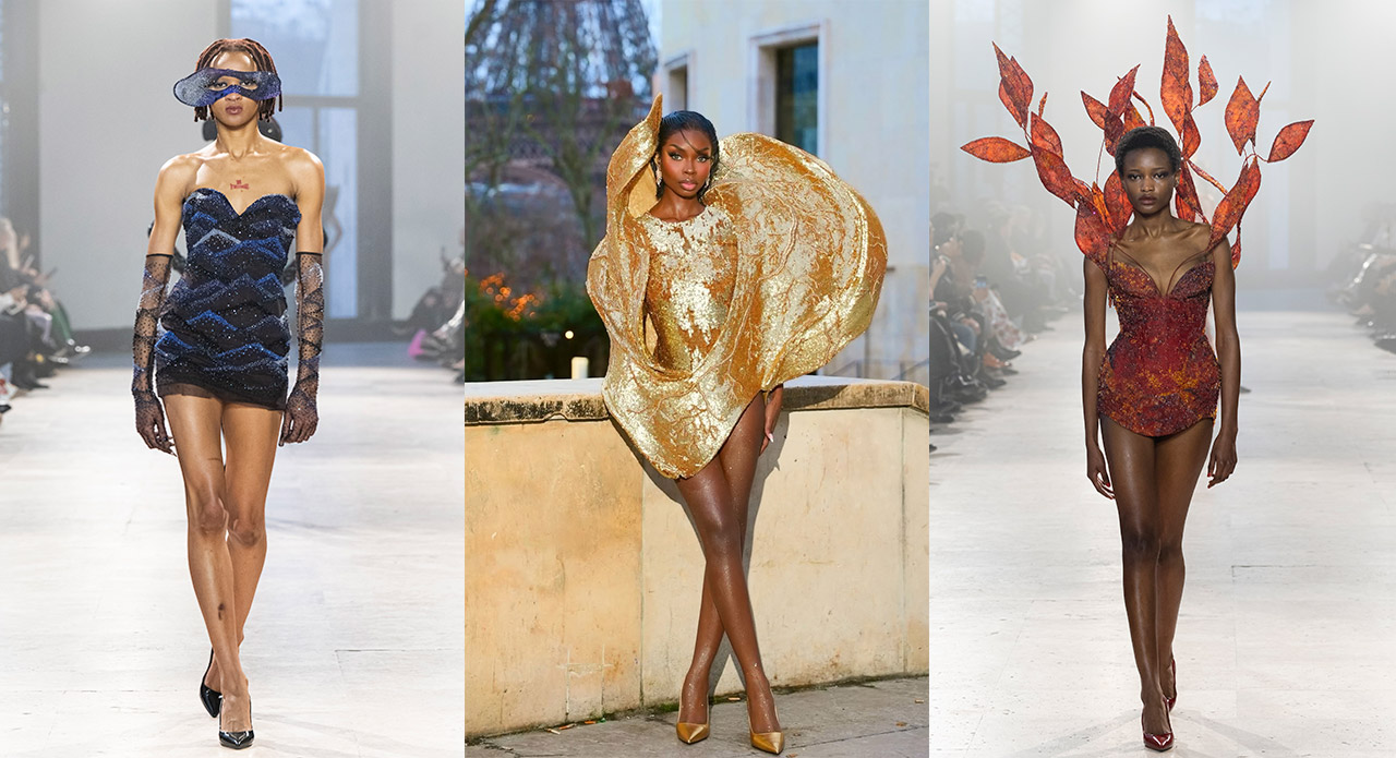 Rahul Mishra Brings Star Power To Paris Haute Couture Week With Olandria Carthen