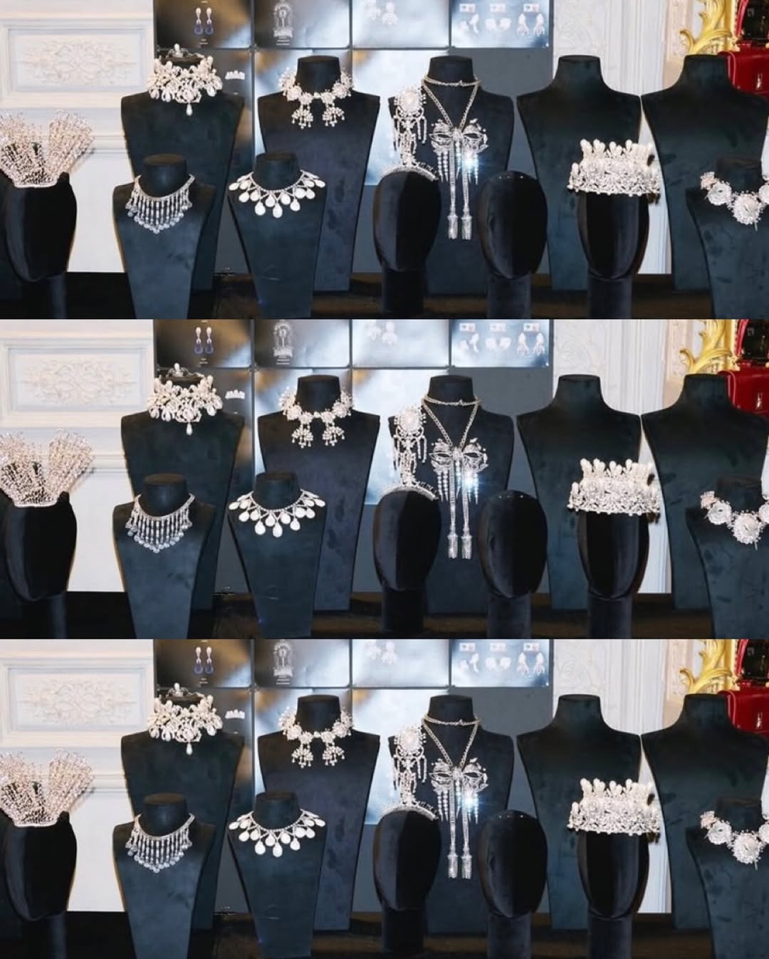 Paris Haute Couture Week Schiaparelli louvre jewels, Schiaparelli louvre jewels reimagines, Schiaparelli deisgns, Schiaparelli at paris haute couture week