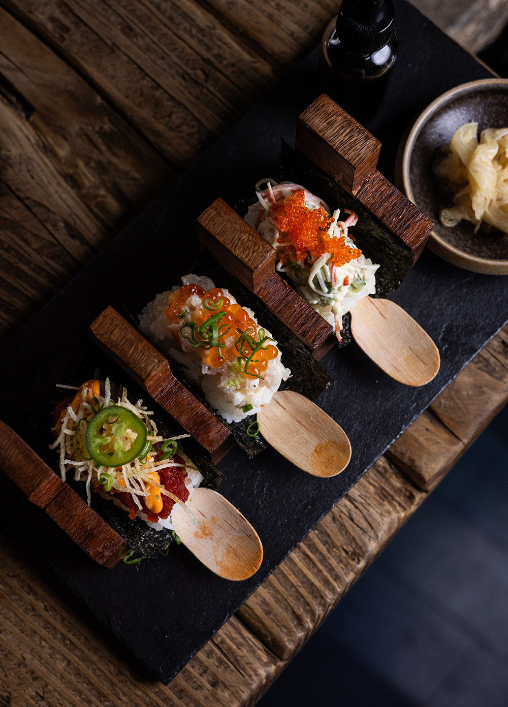 three-piece sets of Temaki