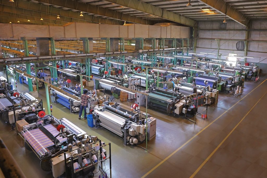 WFB Baird & Co Ltd Factory In Kochi, linen for Armani, luxury textiles India, Kerala linen operations, 