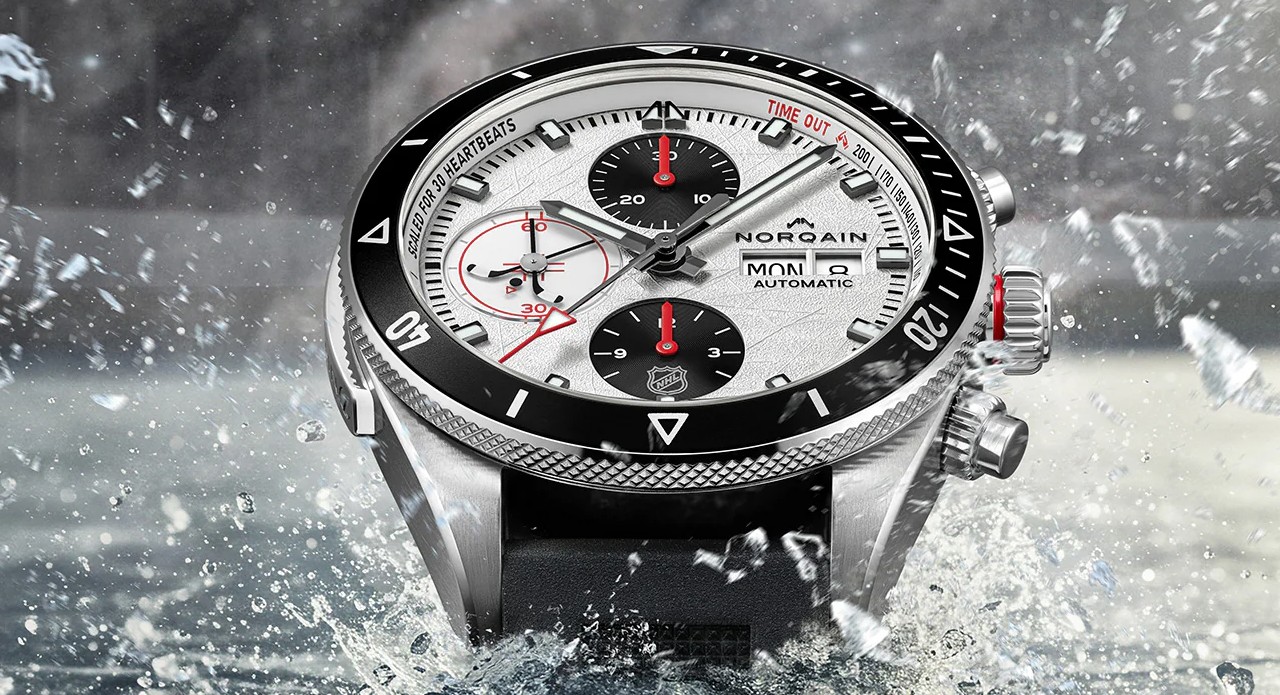 The Adventure Chrono 41mm NHL Limited Edition is both tribute and technical achievement, forged in steel yet animated by athletic intensity